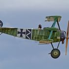 Fokker Dr1 mit Mikael Carlson in Duxford 2011