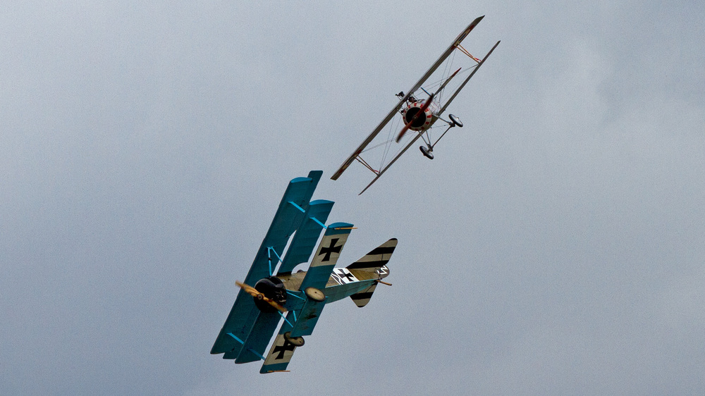 Fokker Dr.I + Nieuport 17_1