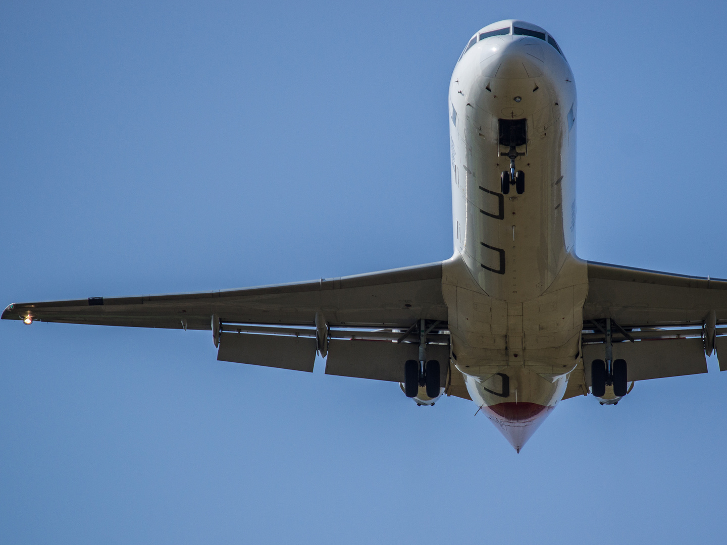 Fokker100 im Anflug