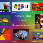 Fokuscollage "Komplementärfarben"