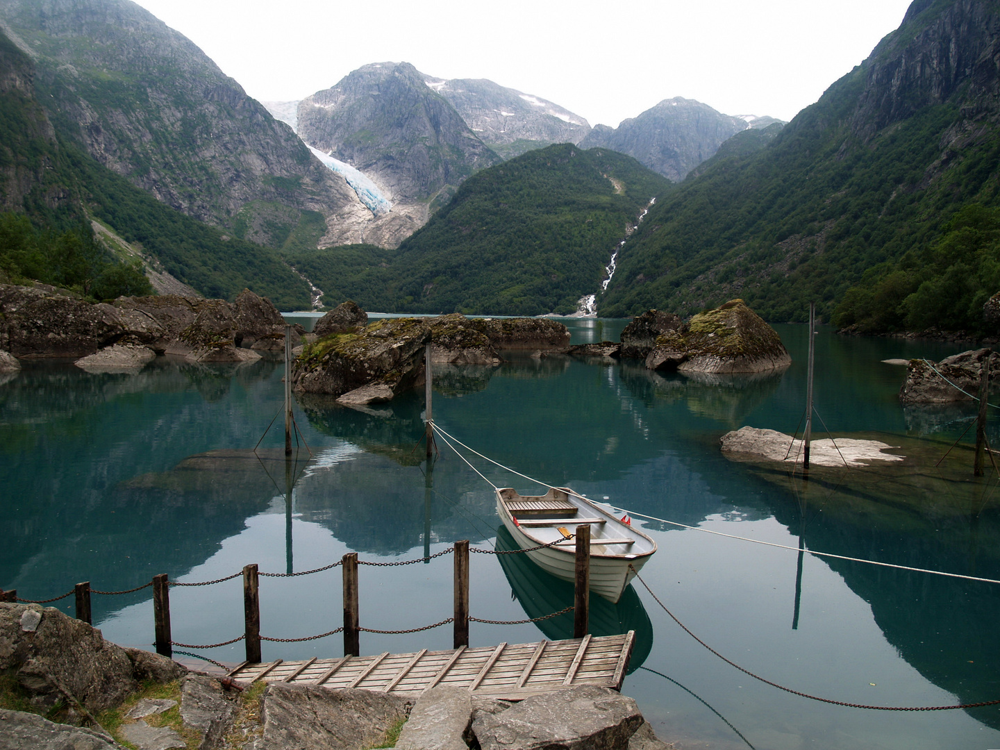 Folgefonn-Gletscher-See