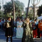 Folklore-Umzug in Rom auf der Via dei Fori Imperiali