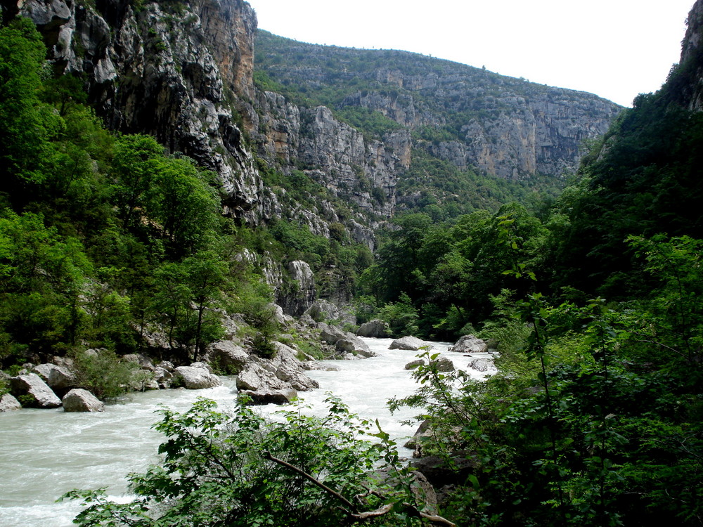 fond des gorges du verdon