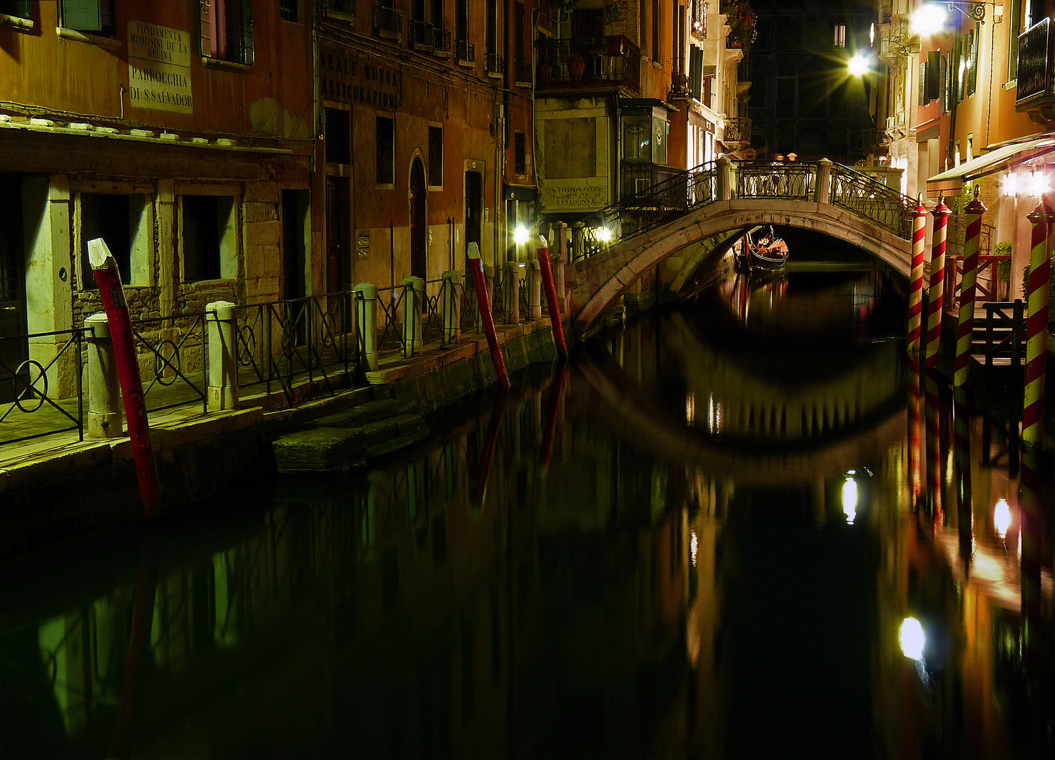 Fondamenta Morosini de la Regina,Venezia di notte