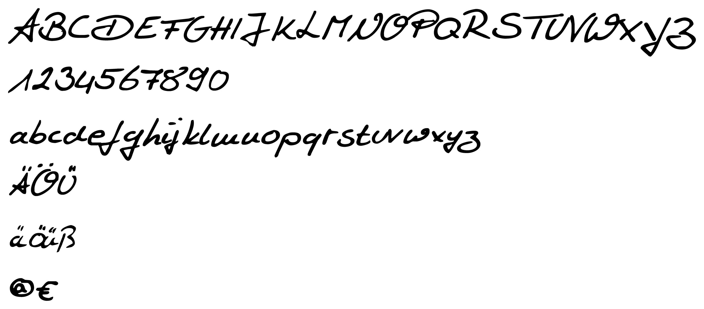 Font Handschrift