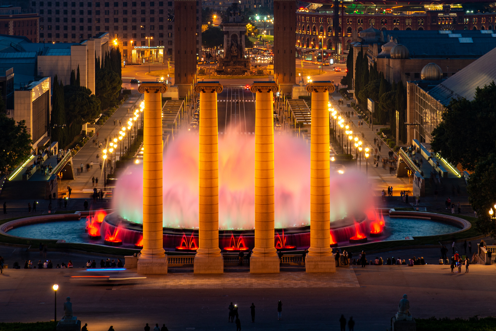 Font Magica in Barcelona, Spanien