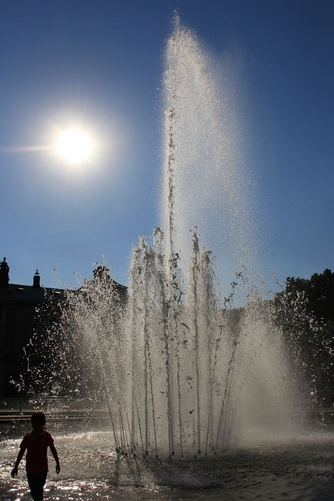 Fontäne am Palaisplatz