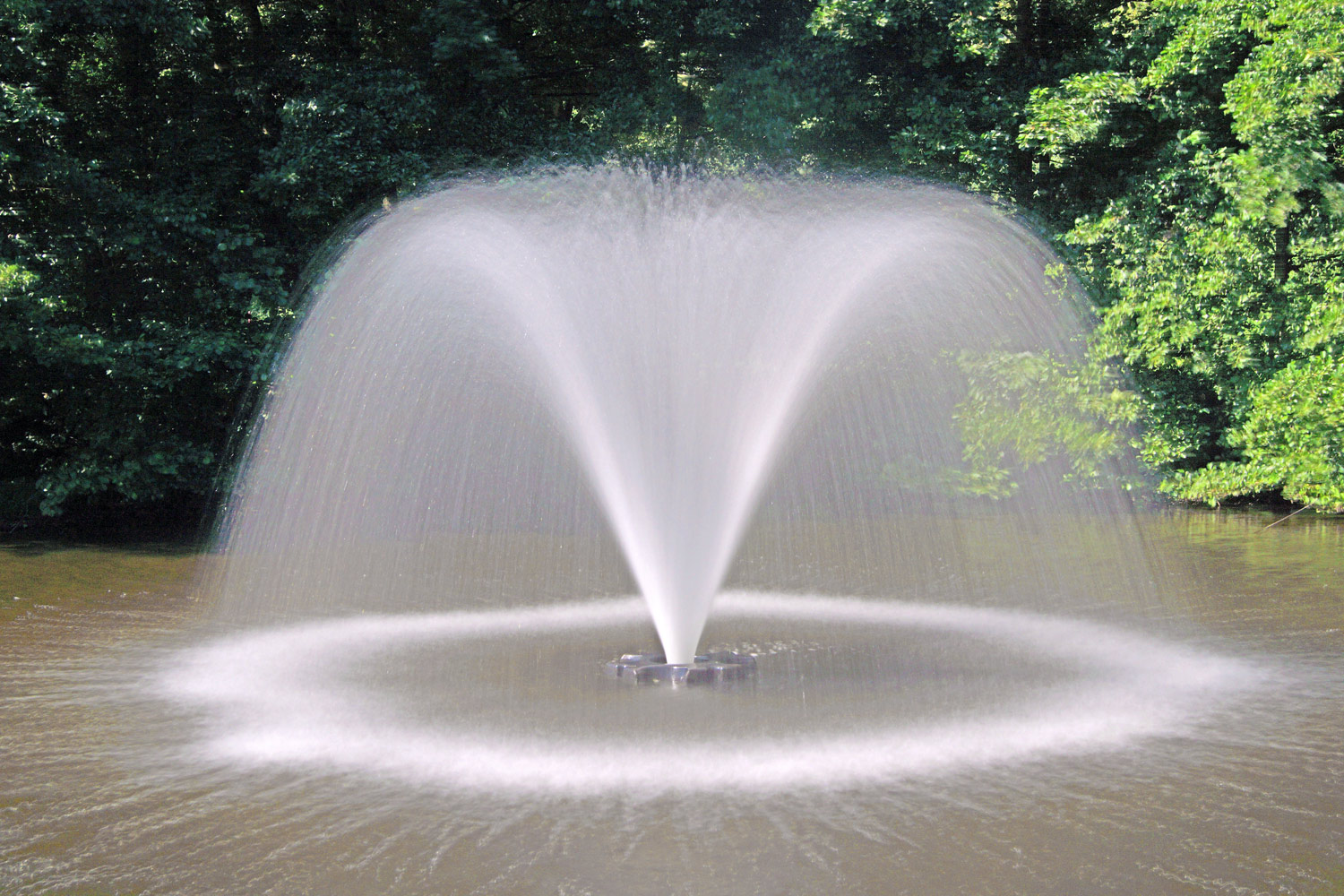 Fontäne Foto & Bild wasser, teich, natur Bilder auf