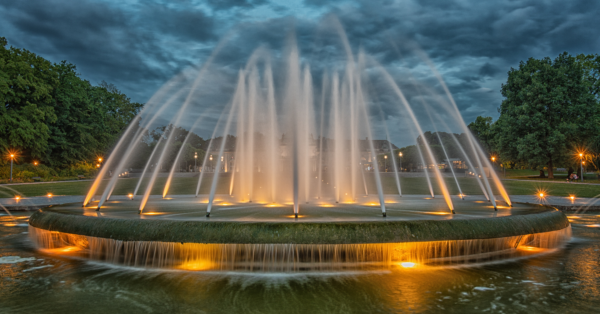 Fontäne im Kurpark Bad Oeynhausen