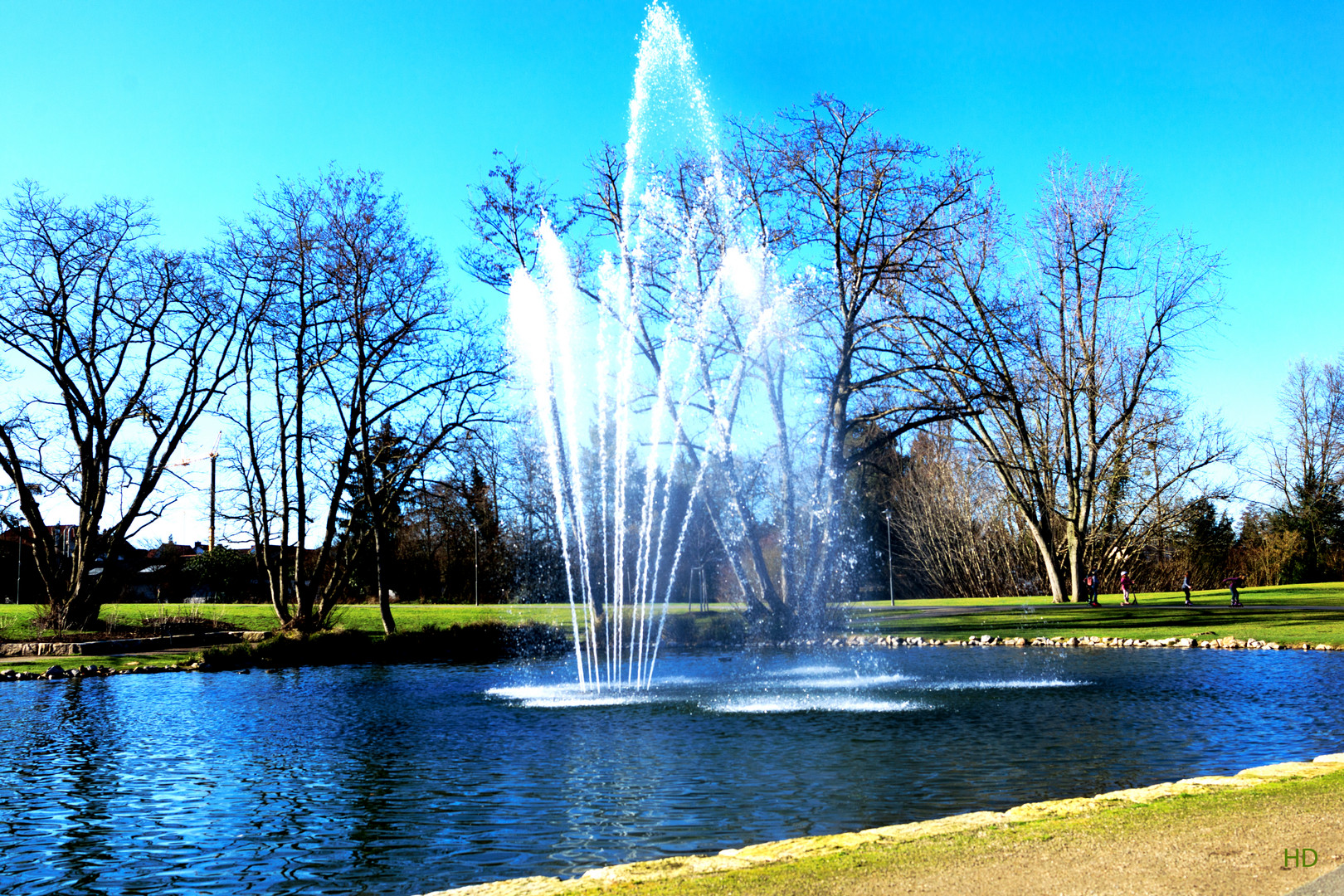 Fontäne im Kursee