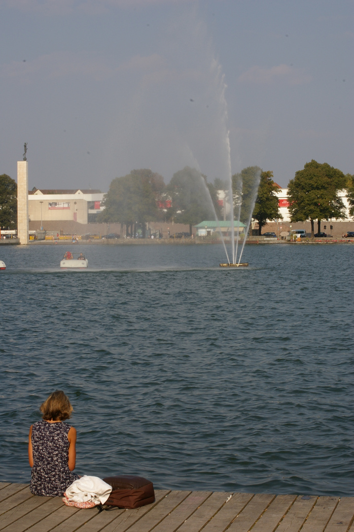 Fontäne im Maschsee