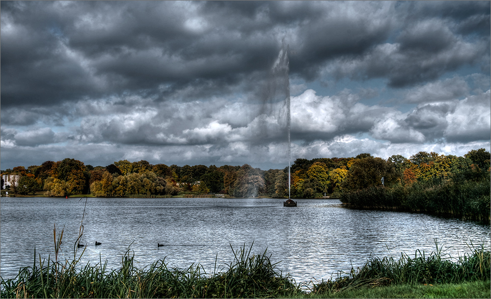 Fontäne im Park Babelsberg