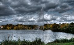 Fontäne im Park Babelsberg