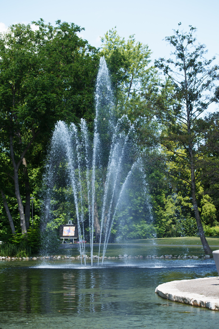 Fontäne im Sole-Aktiv-Park