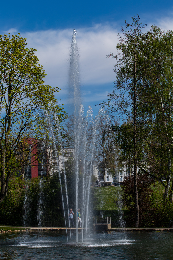 Fontäne im Sole-Aktiv-Park 