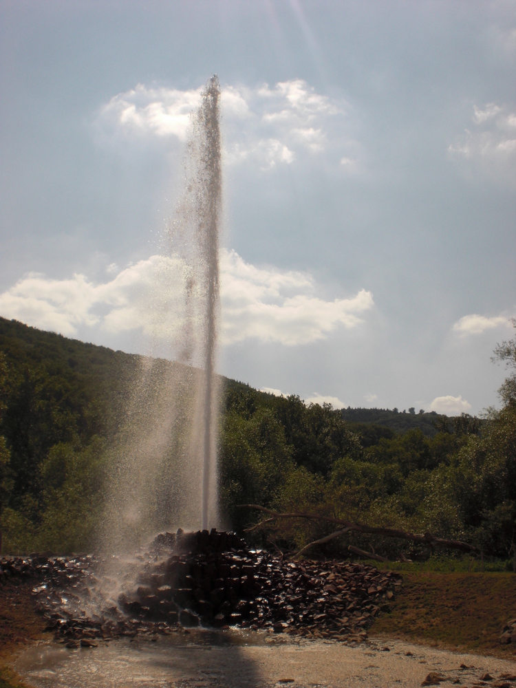 Fontäne in der Vulkaneifel