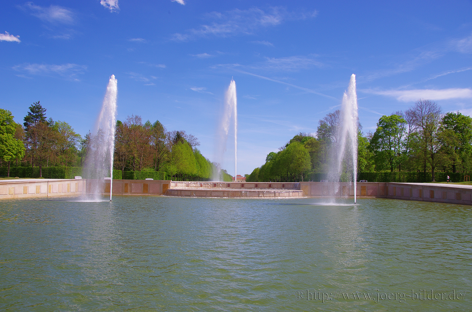 Fontäne Schloss Schleißheim 