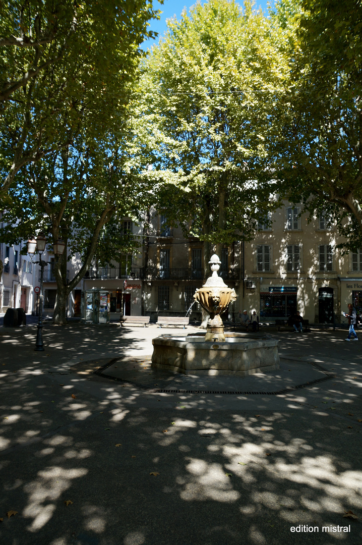 fontaine à Carpentras Brunnen in Carpentras