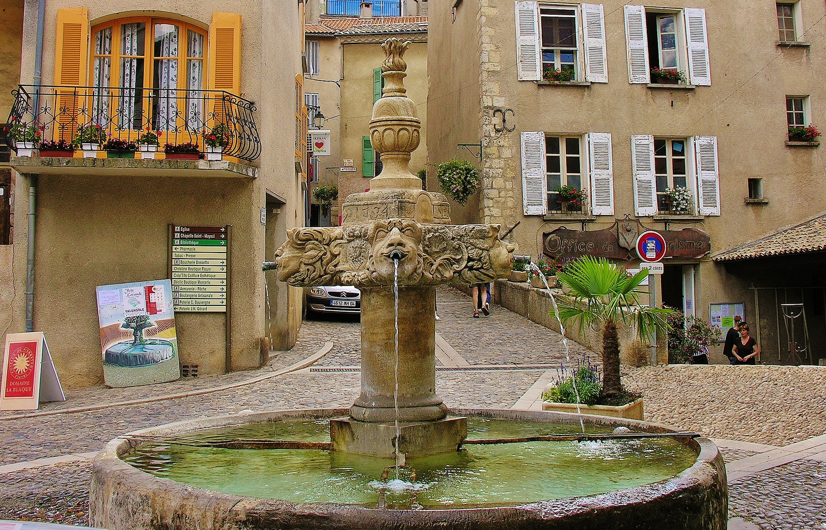 Fontaine à Manosque.