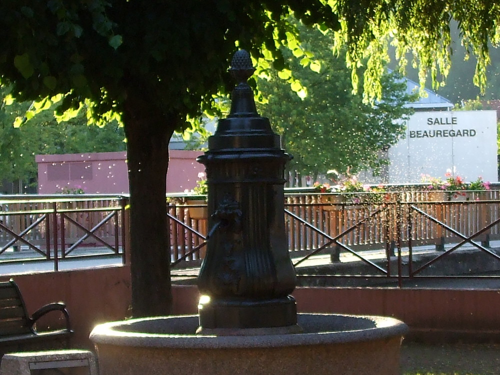 Fontaine couchante