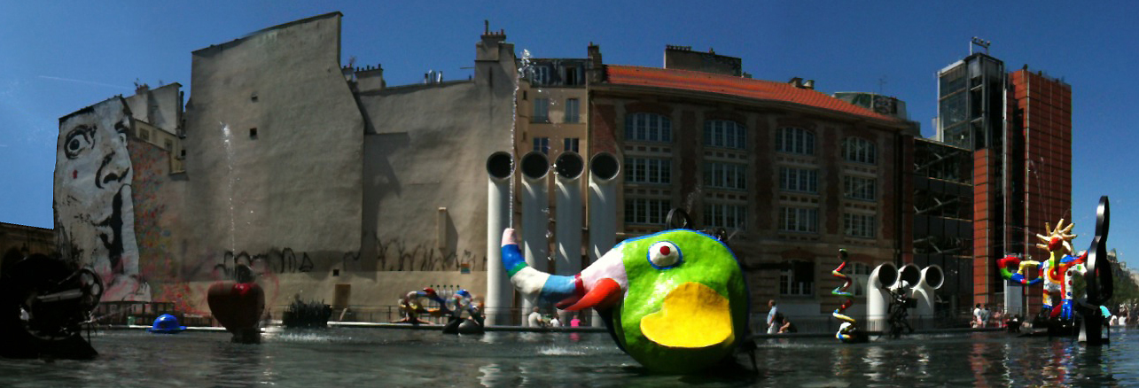 Fontaine de couleur