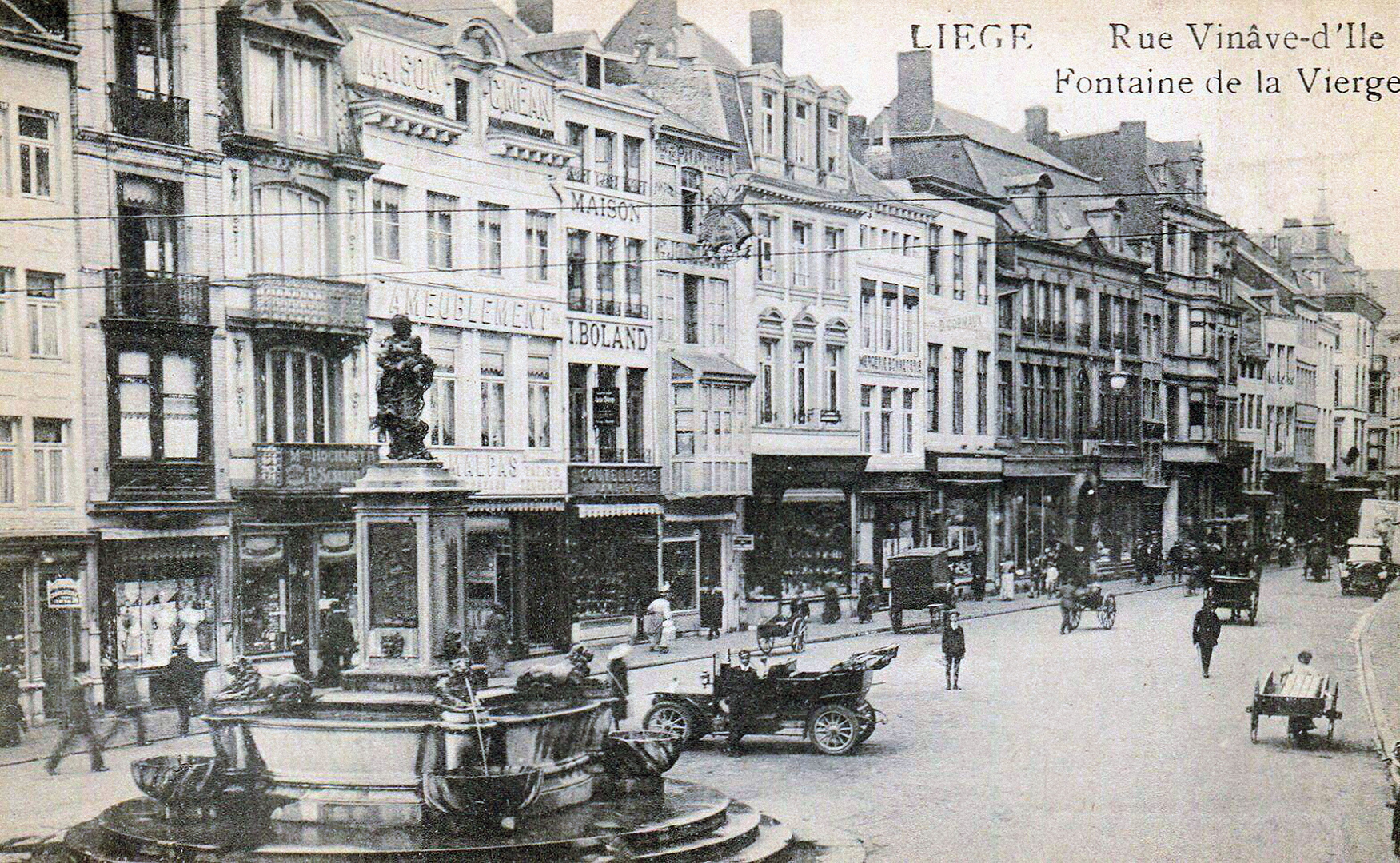 Fontaine-de-la-Vierge Marienbrunnen Lüttich