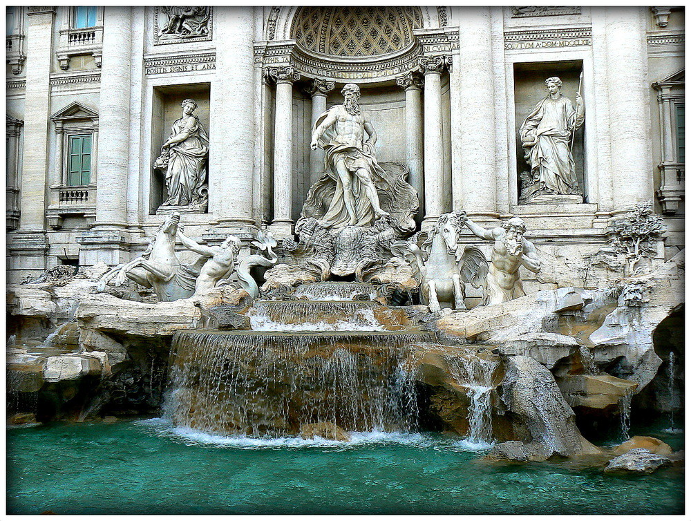 FONTAINE DE TREVI (Détail )