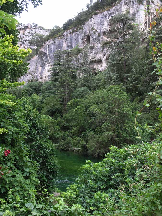 Fontaine de Vaucluse am Nachmittag