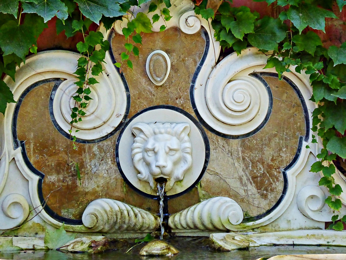 fontaine du jardin de l'Albarda