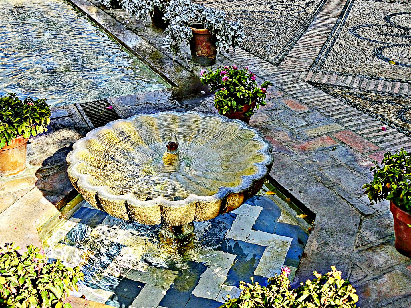 fontaine du palais Viana à Cordoue