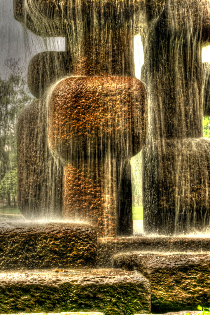 fontaine du parc floral 