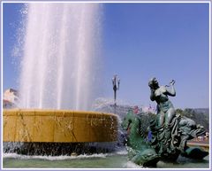 Fontaine en fête. 1