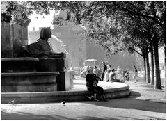 Fontaine parisienne