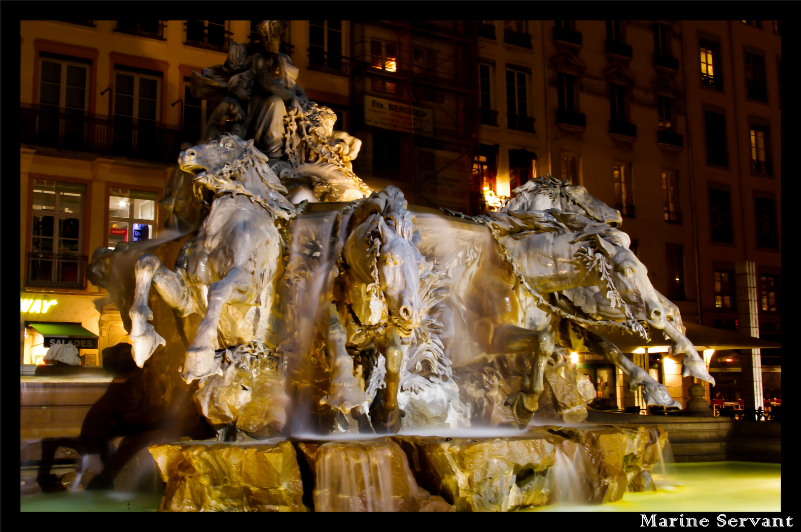 Fontaine, place des terreaux, Lyon