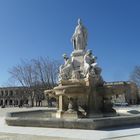 Fontaine Pradier, Nimes, le 22/02/12