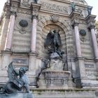 Fontaine Saint Michel à Paris.