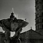 Fontana a Roma bn