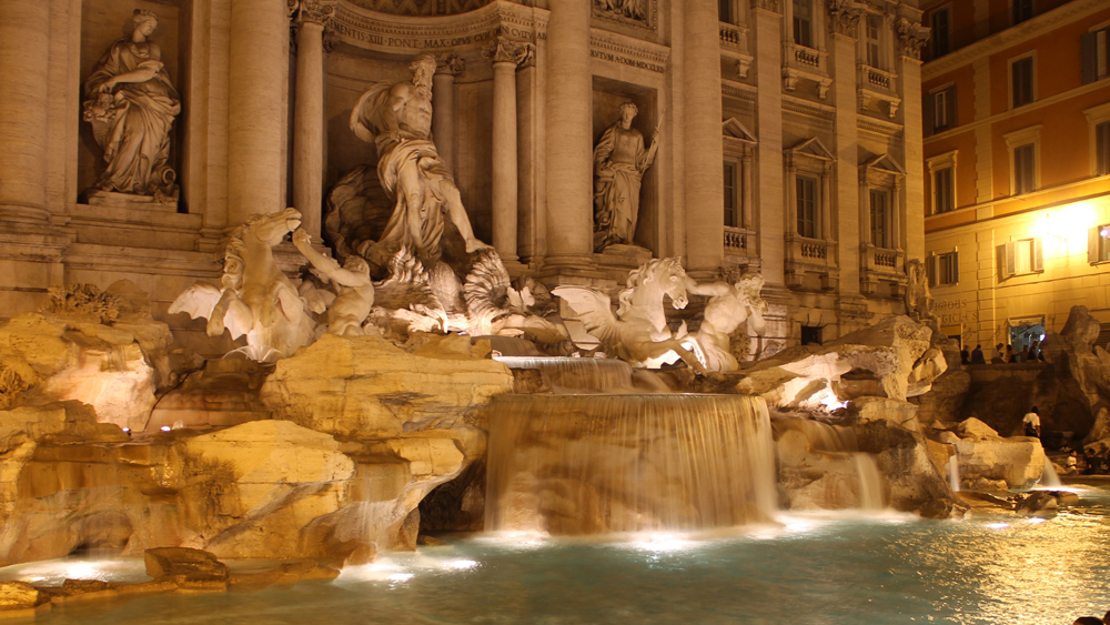 Fontana de Trevi - Atardecer