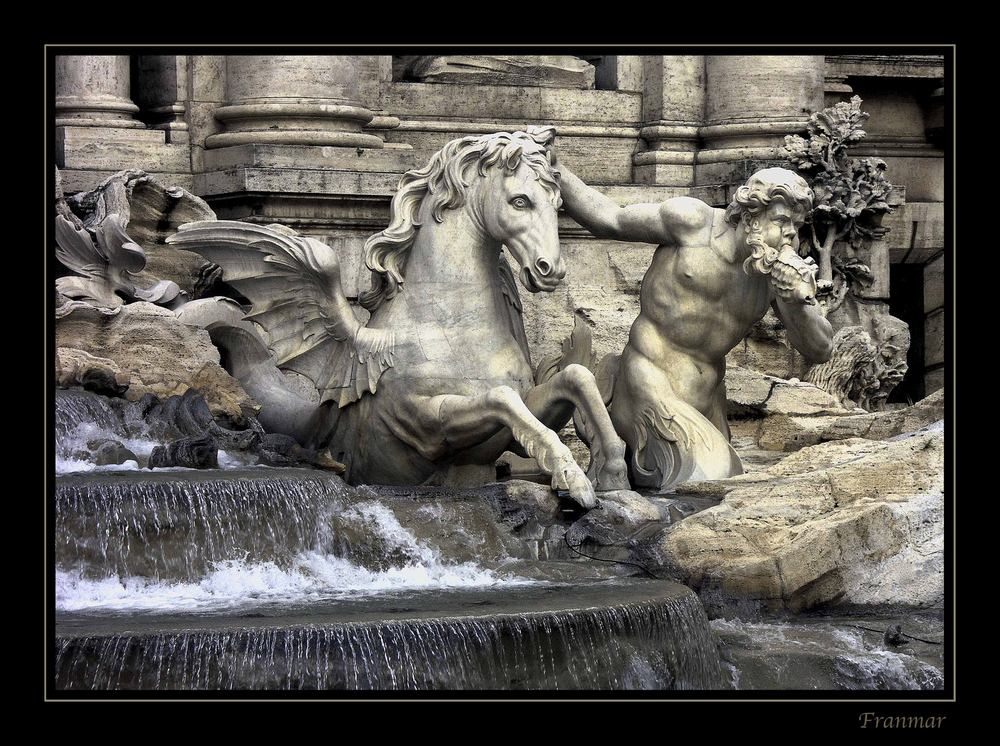 Fontana de Trevi (detalle)