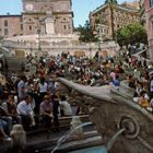 Fontana della Barcaccia und Spanische Treppe