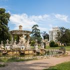 Fontana della Regina. sullo sfondo il Casino Bel Respiro (o di Allegrezze), Villa Doria Pamphilj