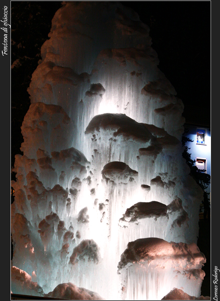 Fontana di ghiaccio