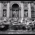 Fontana di Trevi b/n