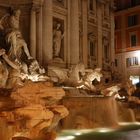 Fontana di Trevi by night.