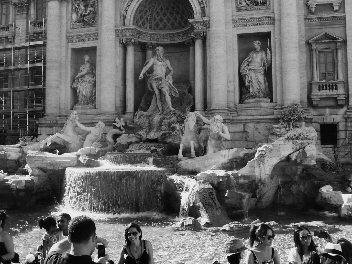 Fontana di Trevi / Rom, im Juli 2012