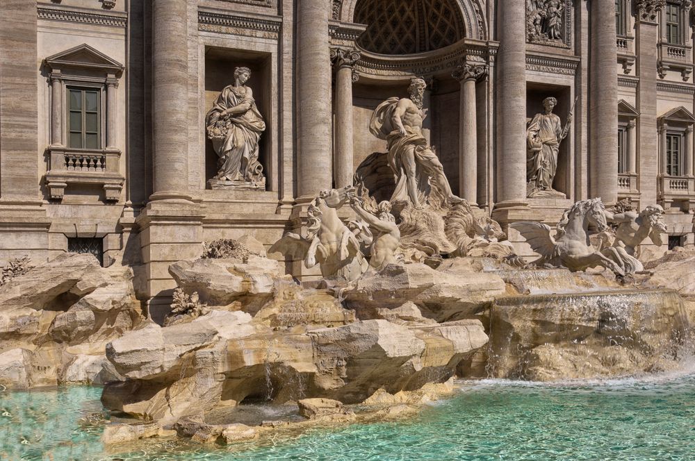 Fontana di Trevi - Roma   1732 bis 1762  Spätbarock