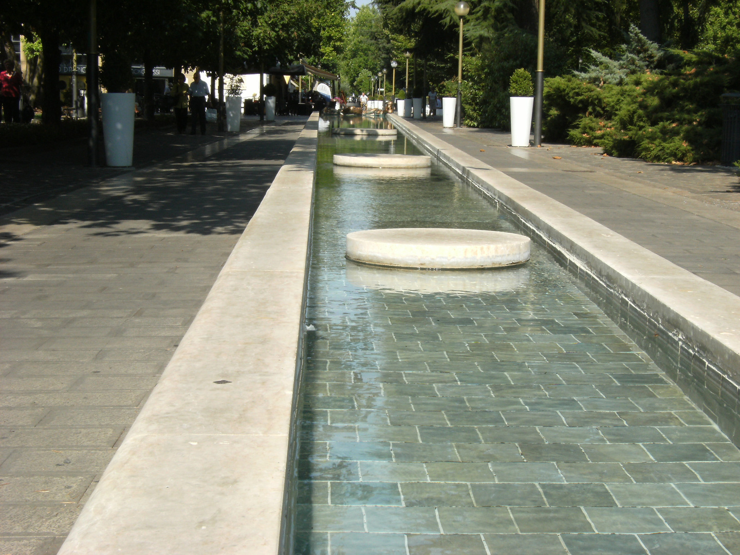 fontana lunga ad Abano Terme