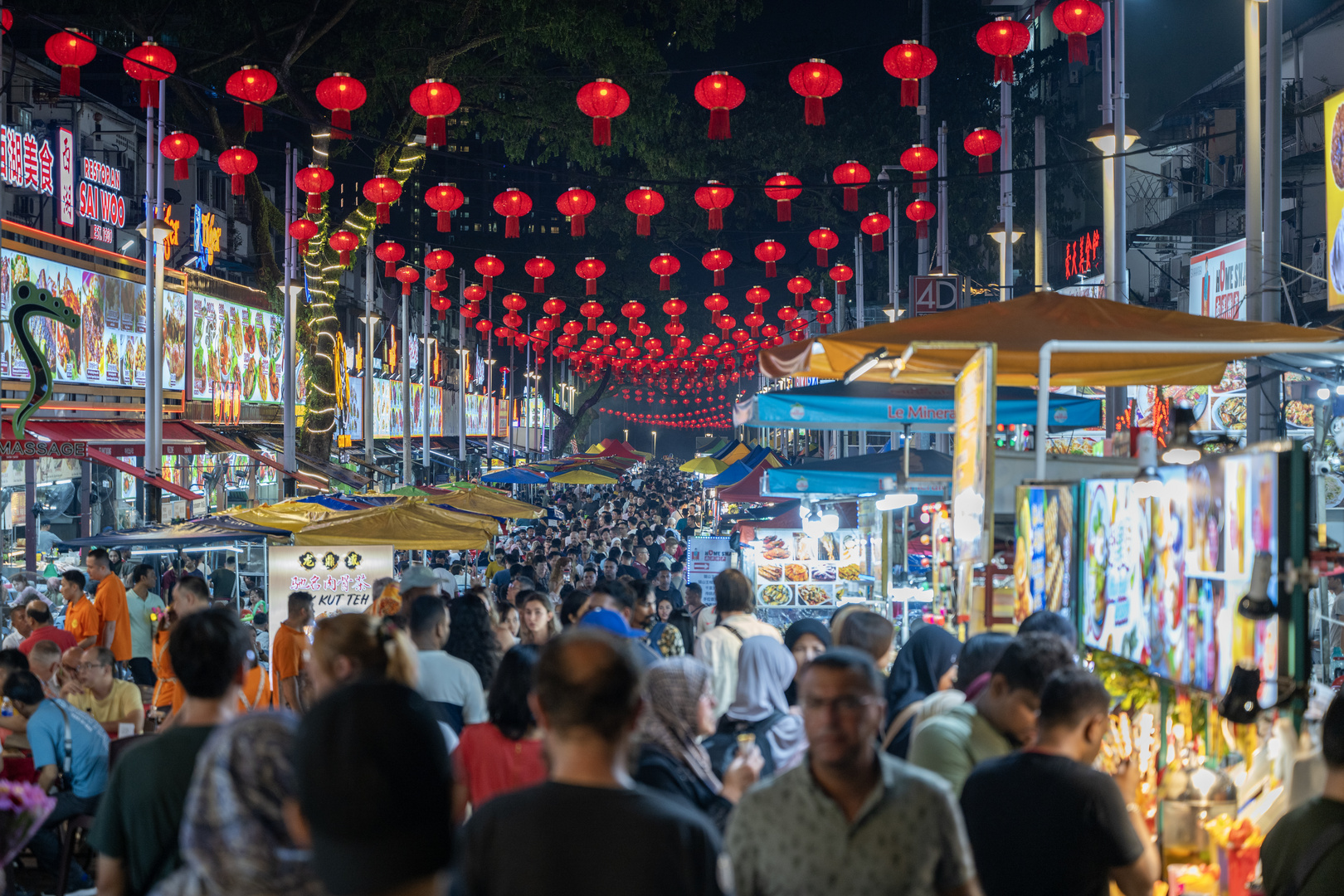 Foodmarkt in Kuala Lumpur 