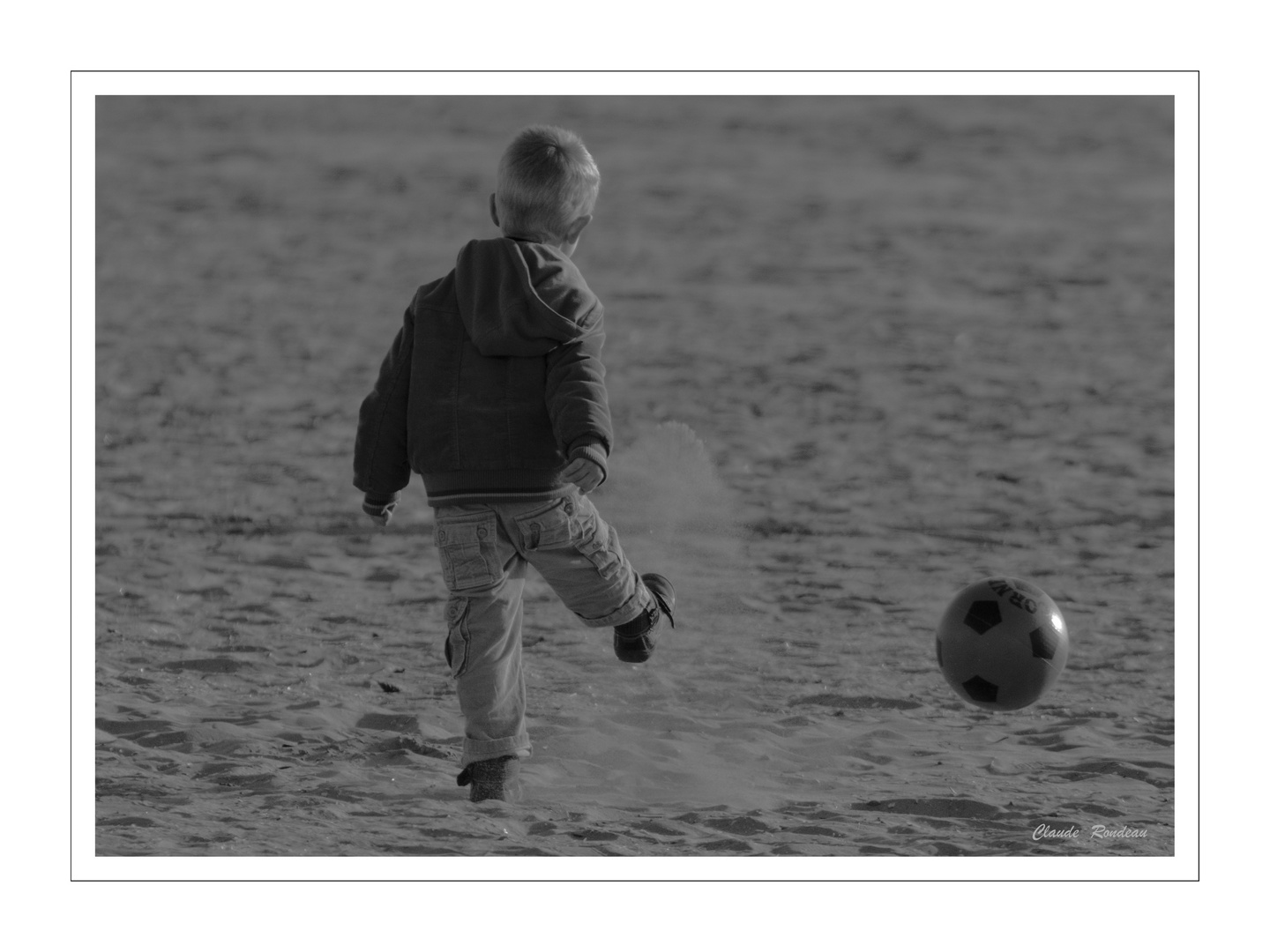 Foot à la plage