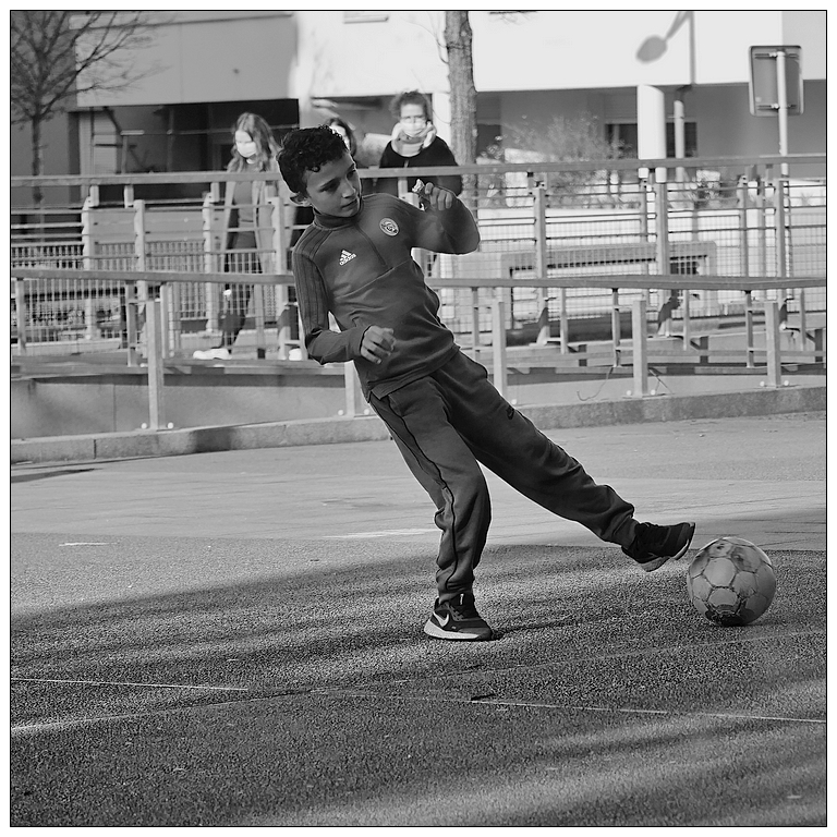 Footballeur junior